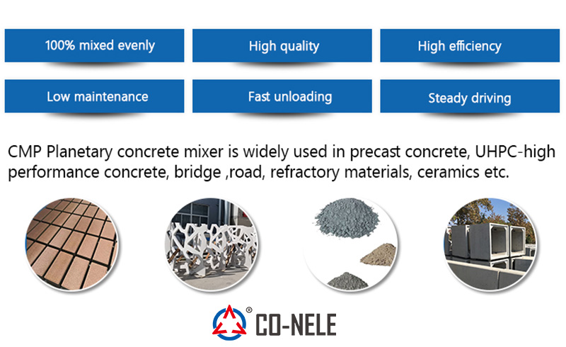 planetary concrete mixers Discharge Door